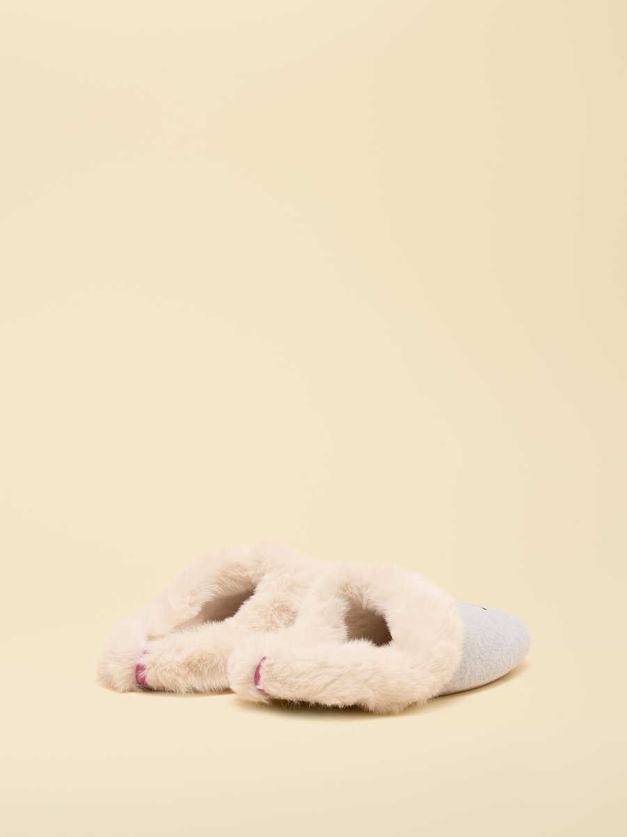 Slippet Luxe Grey Artwork Slipper - RUTHERFORD & Co