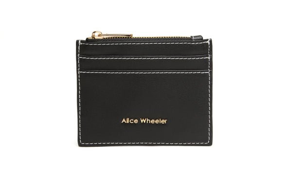 Sloane Coin - Card Purse/Black - RUTHERFORD & Co