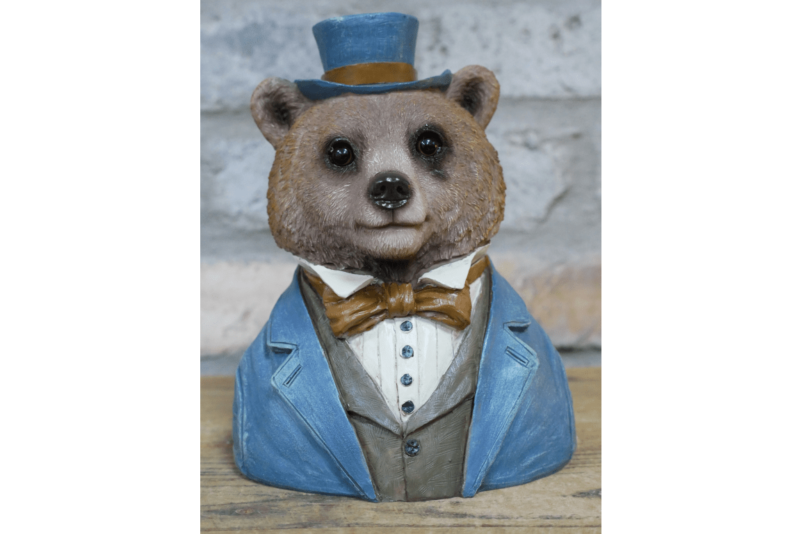 Small Bear Bust - RUTHERFORD & Co