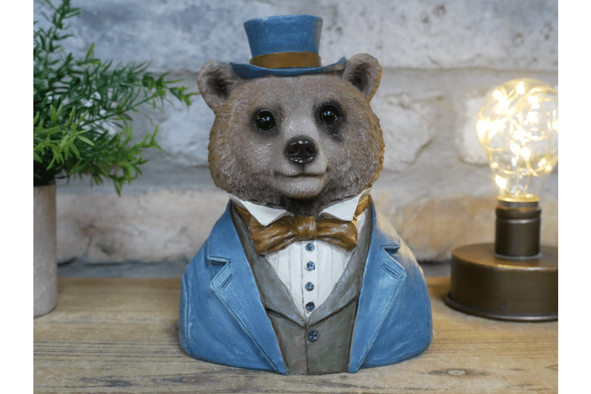 Small Bear Bust - RUTHERFORD & Co