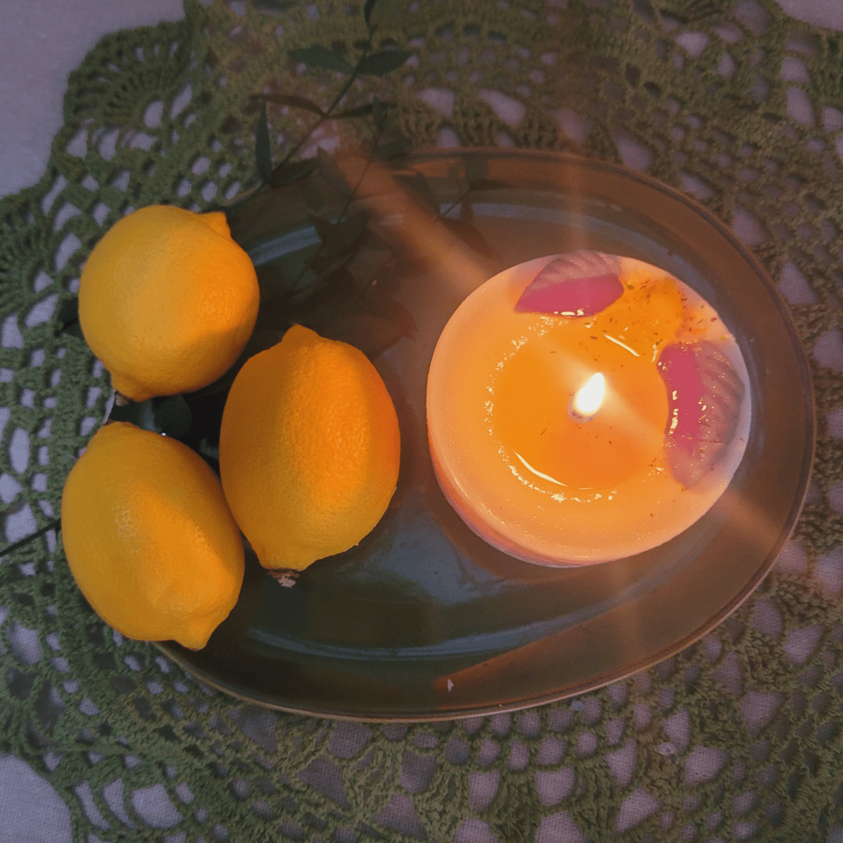 Small Candles With Lemon - RUTHERFORD & Co