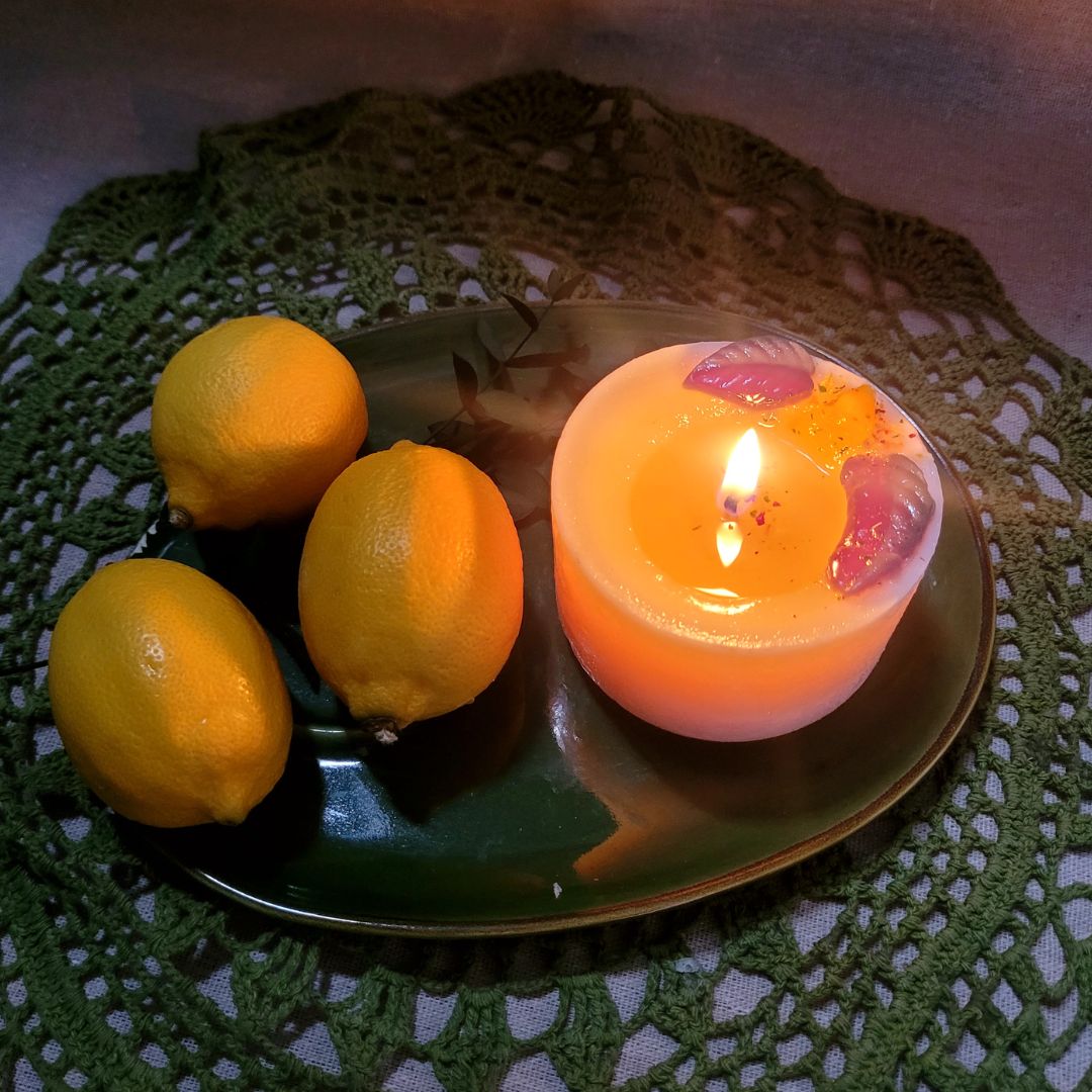 Small Candles With Lemon - RUTHERFORD & Co