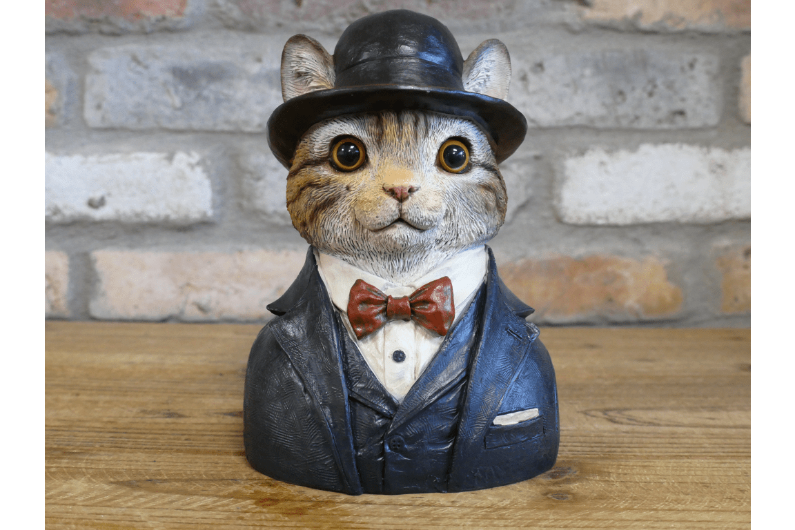 Small Cat Bust - RUTHERFORD & Co