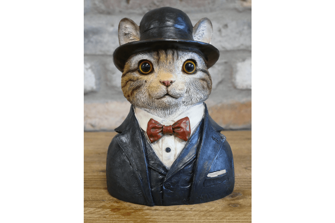 Small Cat Bust - RUTHERFORD & Co