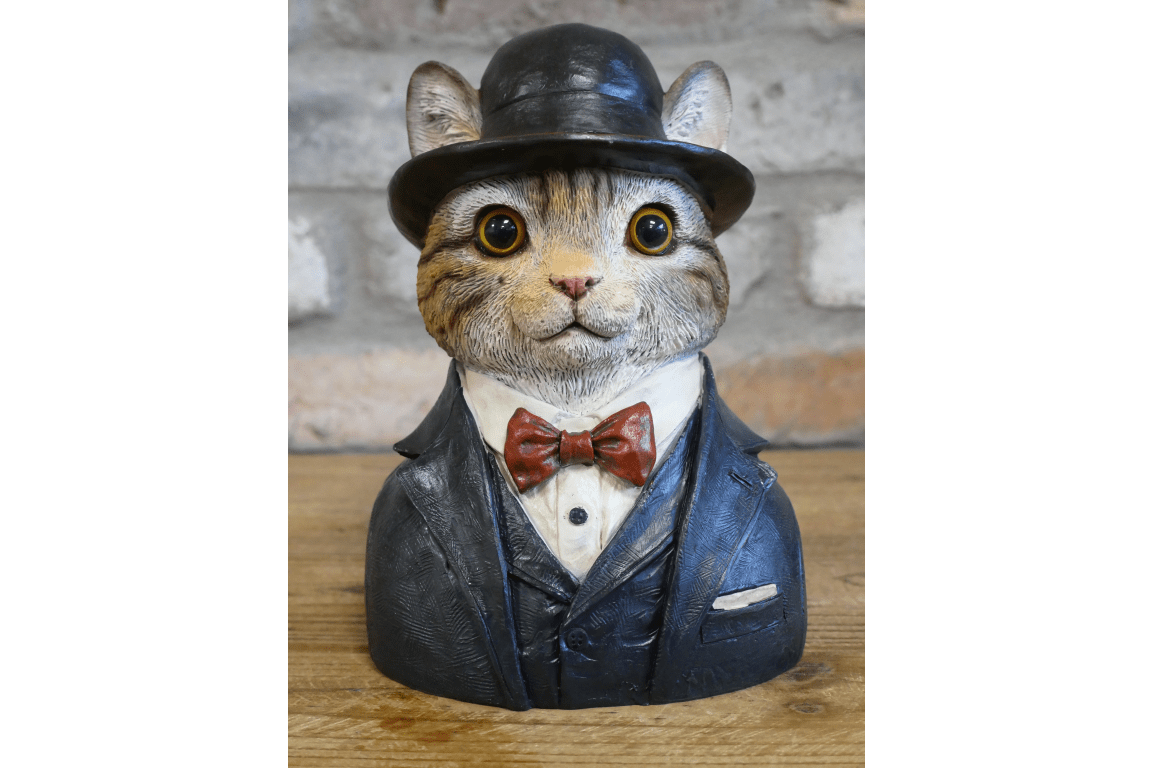 Small Cat Bust - RUTHERFORD & Co
