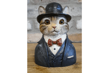 Small Cat Bust - RUTHERFORD & Co