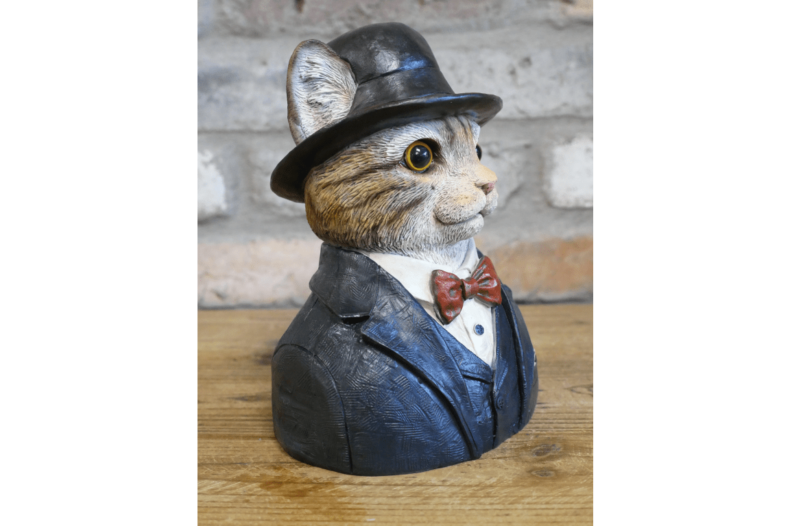 Small Cat Bust - RUTHERFORD & Co