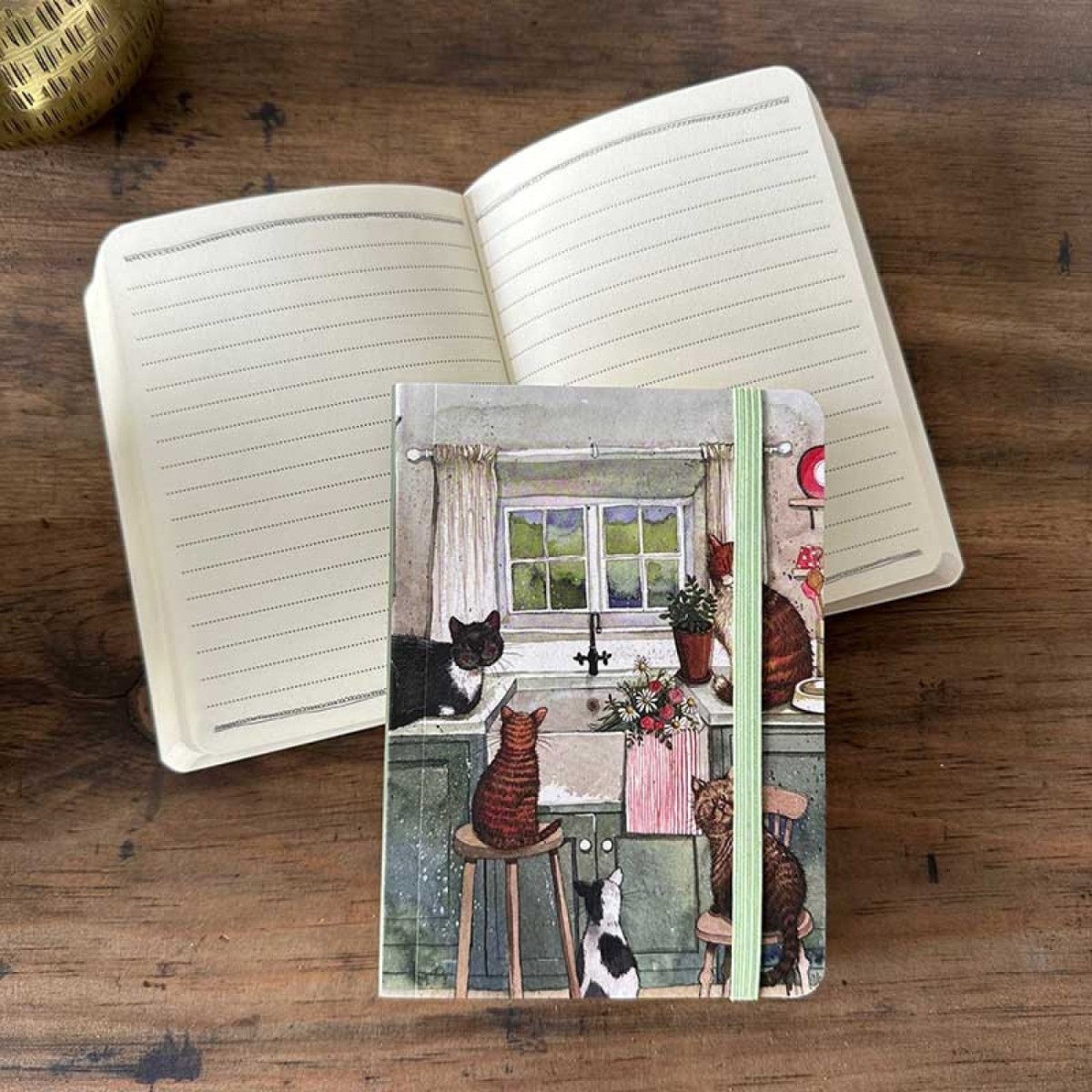 Small Chunky Notebook/Cat In The Kitchen - RUTHERFORD & Co