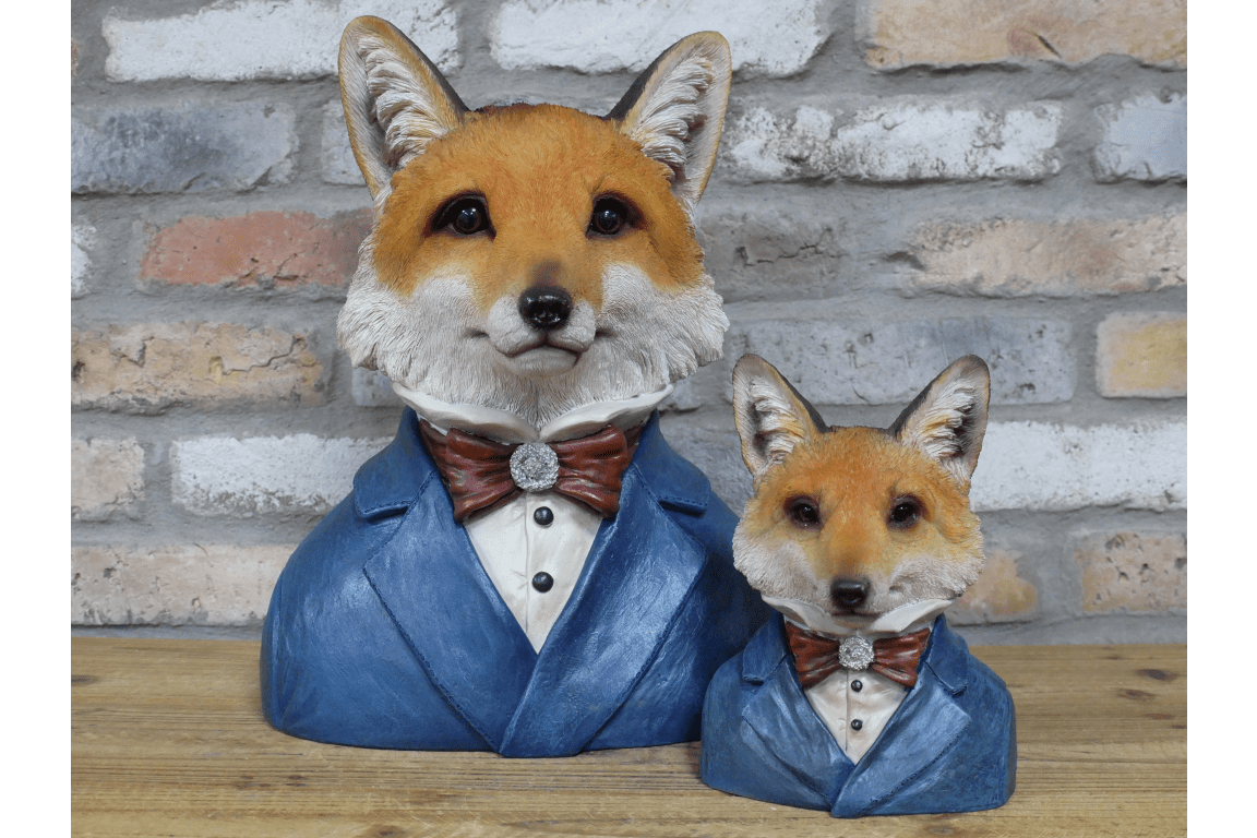 Small Fox Bust - RUTHERFORD & Co
