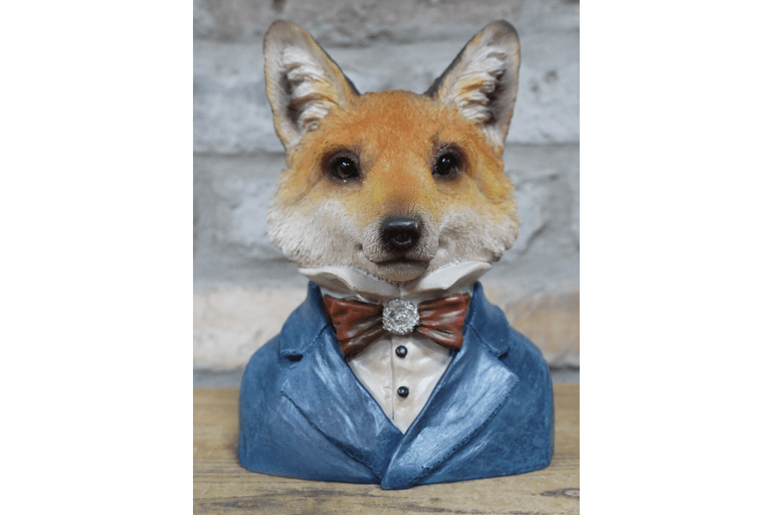 Small Fox Bust - RUTHERFORD & Co