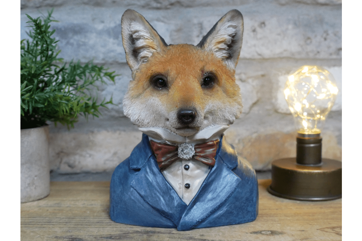 Small Fox Bust - RUTHERFORD & Co
