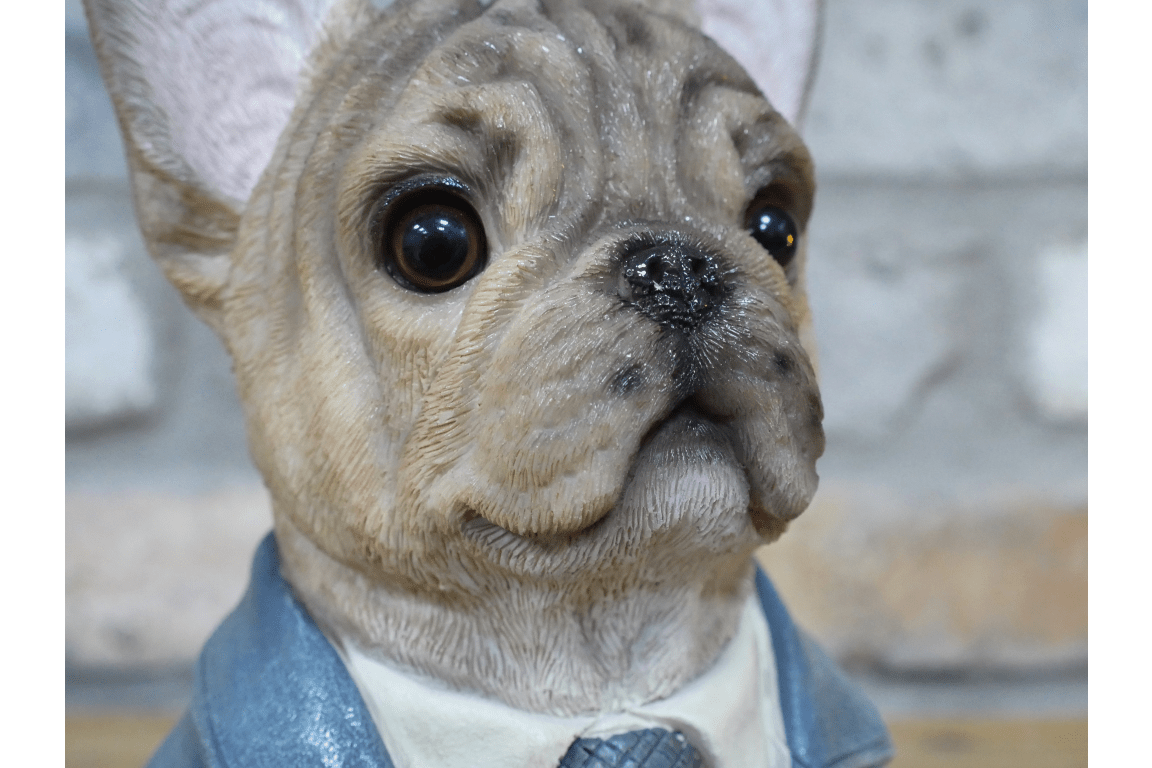 Small Frenchie Dog Bust - RUTHERFORD & Co