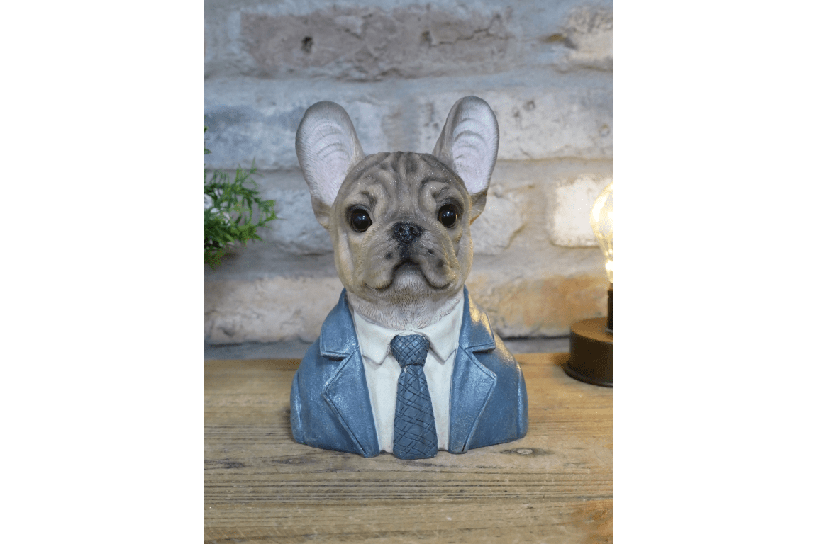 Small Frenchie Dog Bust - RUTHERFORD & Co