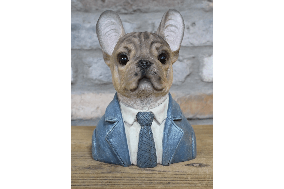 Small Frenchie Dog Bust - RUTHERFORD & Co