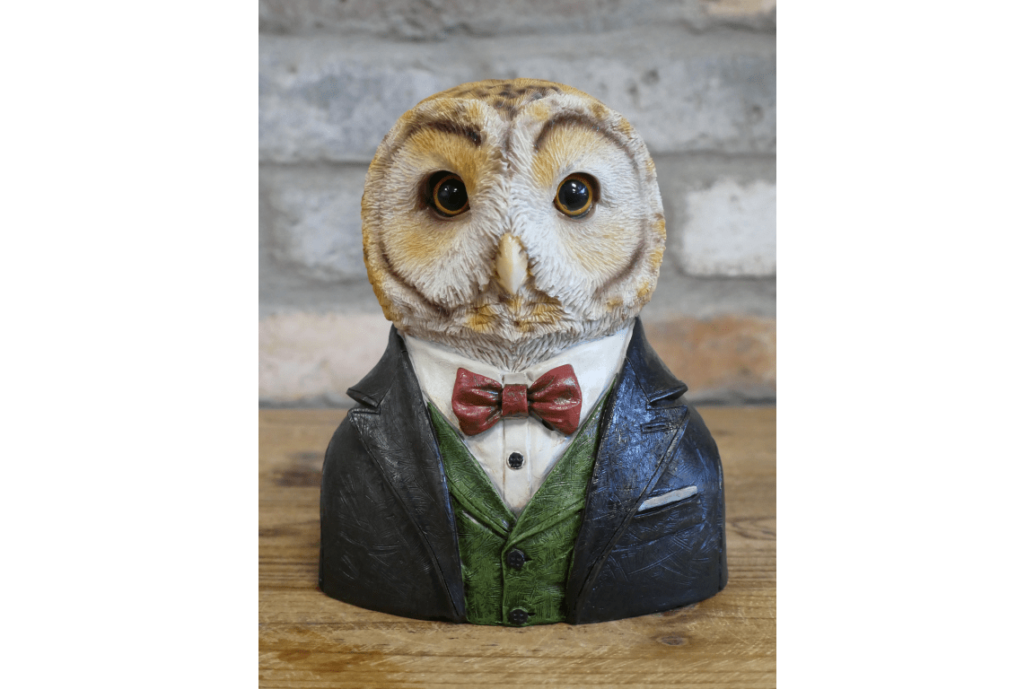 Small Owl Bust - RUTHERFORD & Co