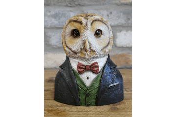 Small Owl Bust - RUTHERFORD & Co