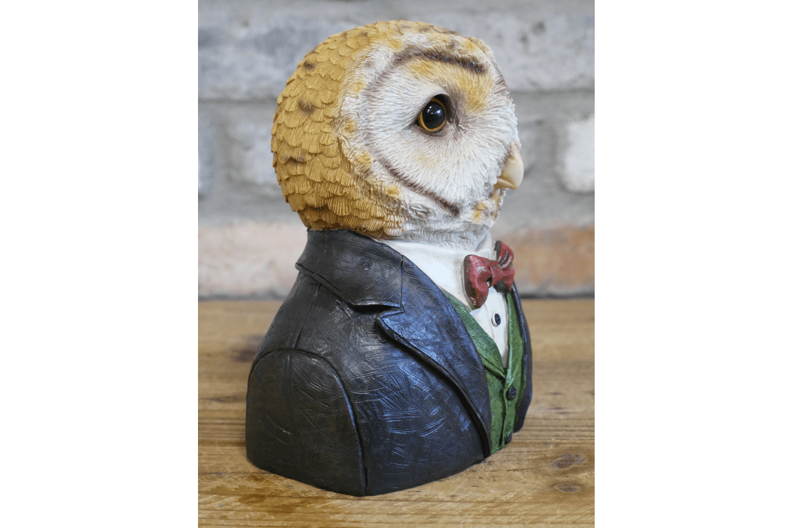 Small Owl Bust - RUTHERFORD & Co