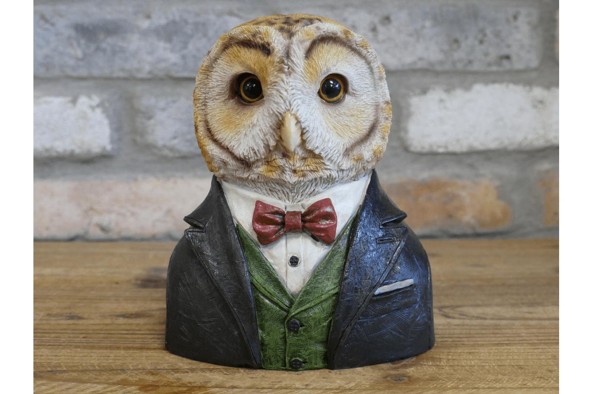 Small Owl Bust - RUTHERFORD & Co