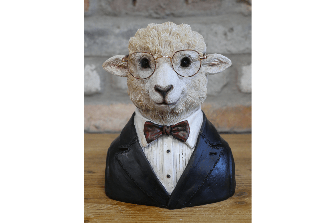 Small Sheep Bust - RUTHERFORD & Co