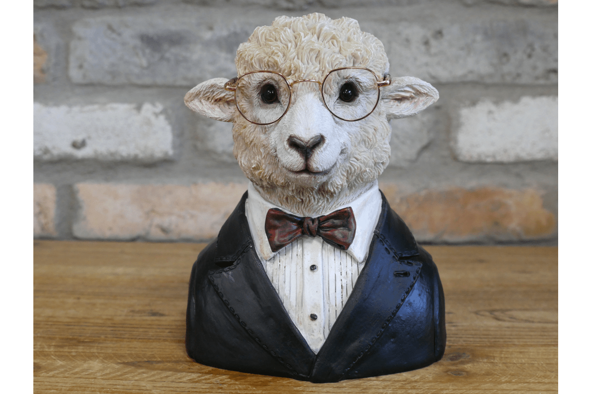 Small Sheep Bust - RUTHERFORD & Co