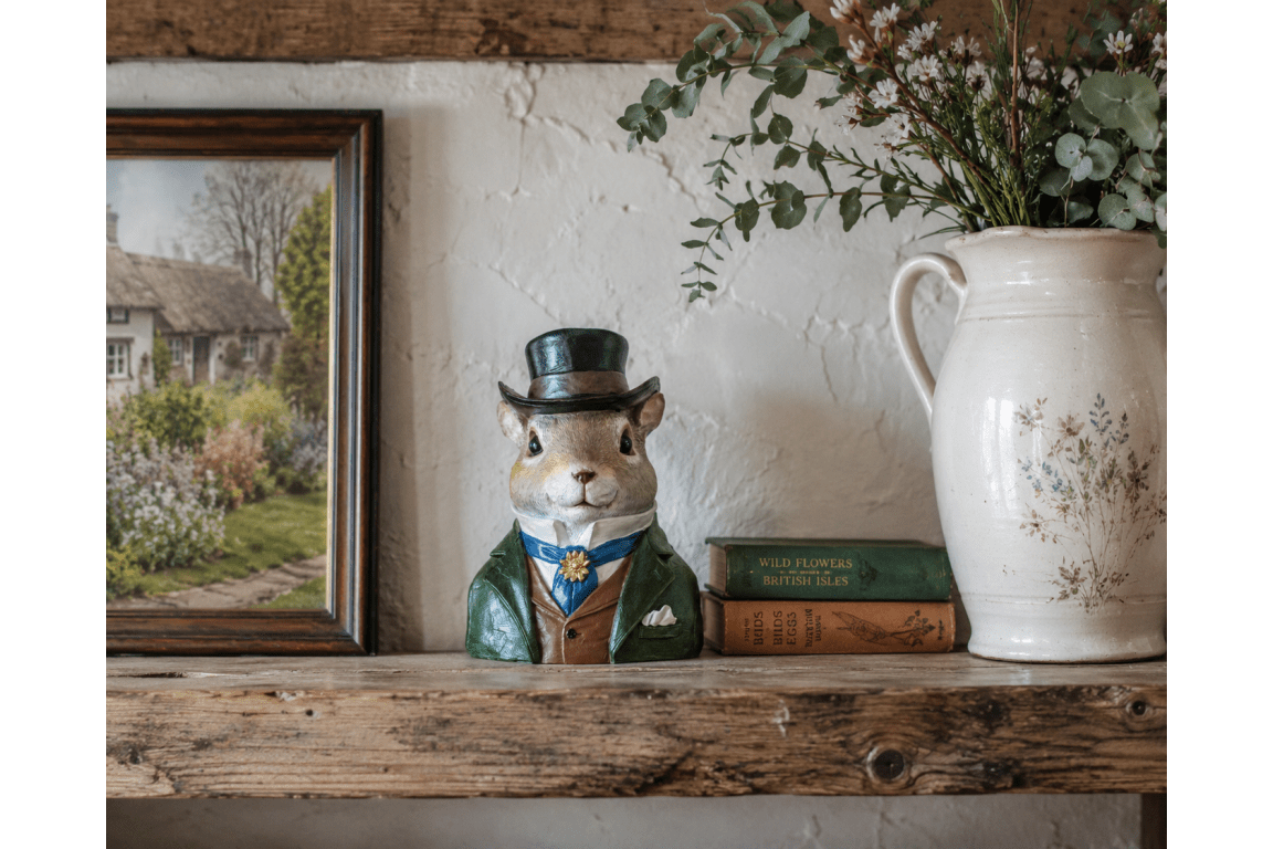 Small Squirrel Bust - RUTHERFORD & Co