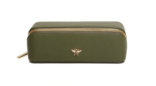 Small Train Case/Olive - RUTHERFORD & Co