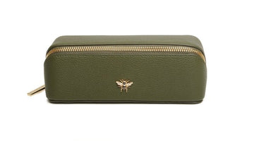 Small Train Case/Olive - RUTHERFORD & Co