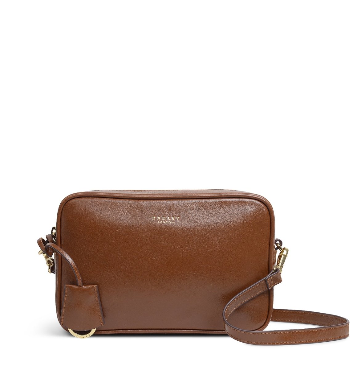 Small Ziptop Camera Bag Brown - RUTHERFORD & Co