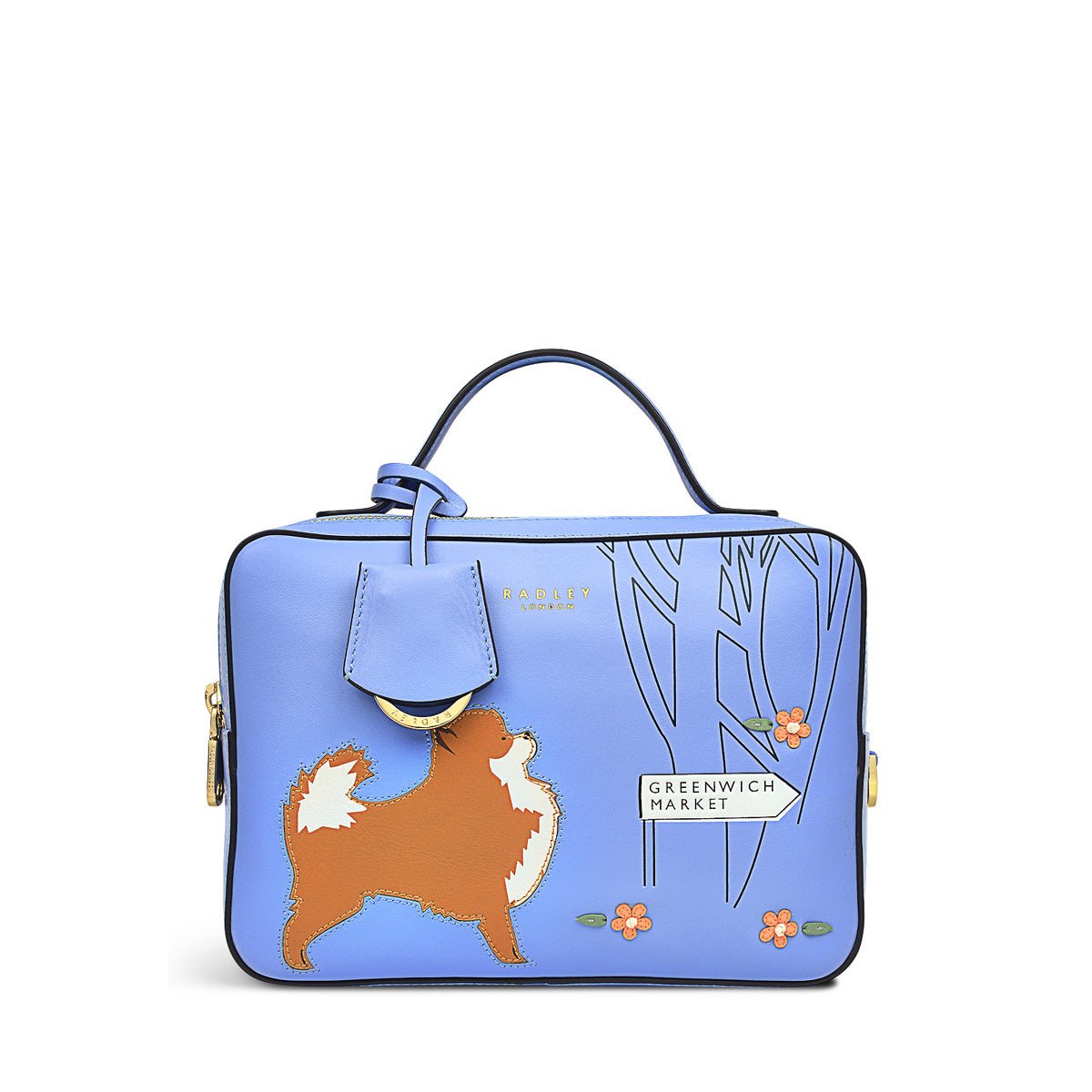 Small Ziptop Crossbody Cornflower - RUTHERFORD & Co
