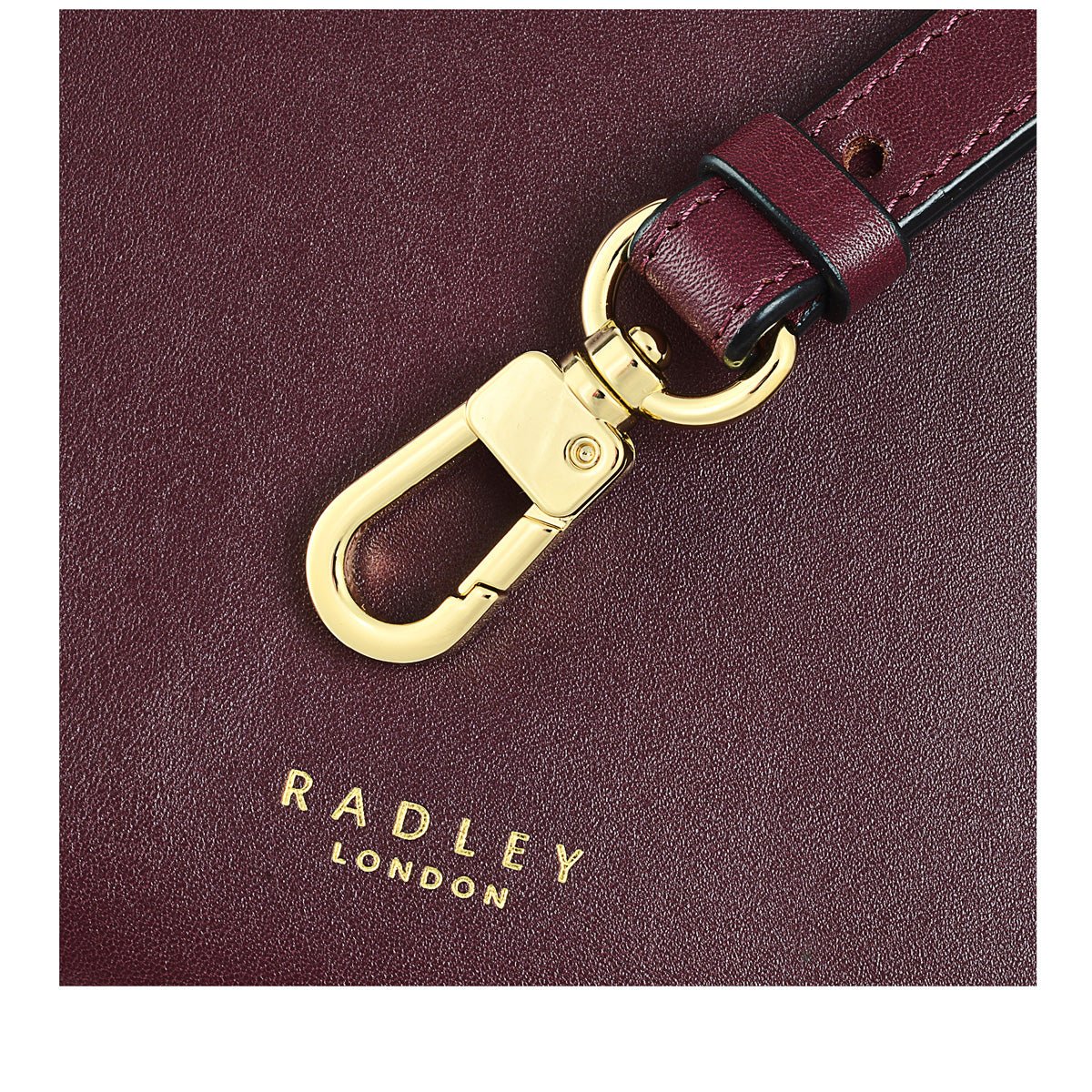 Small Ziptop Crossbody Dark Cherry - RUTHERFORD & Co