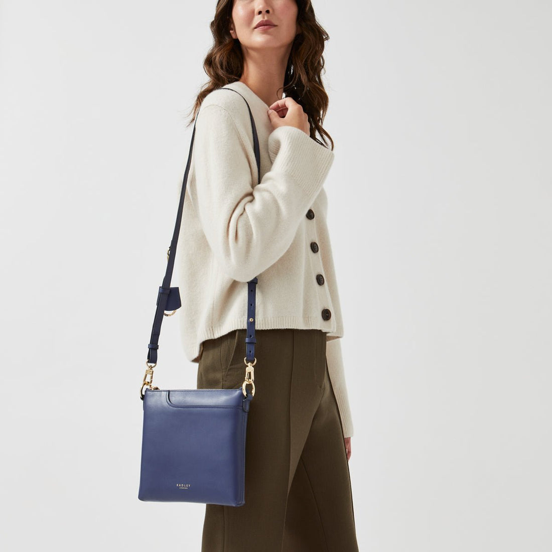 Small Ziptop Crossbody Lazuli - RUTHERFORD & Co