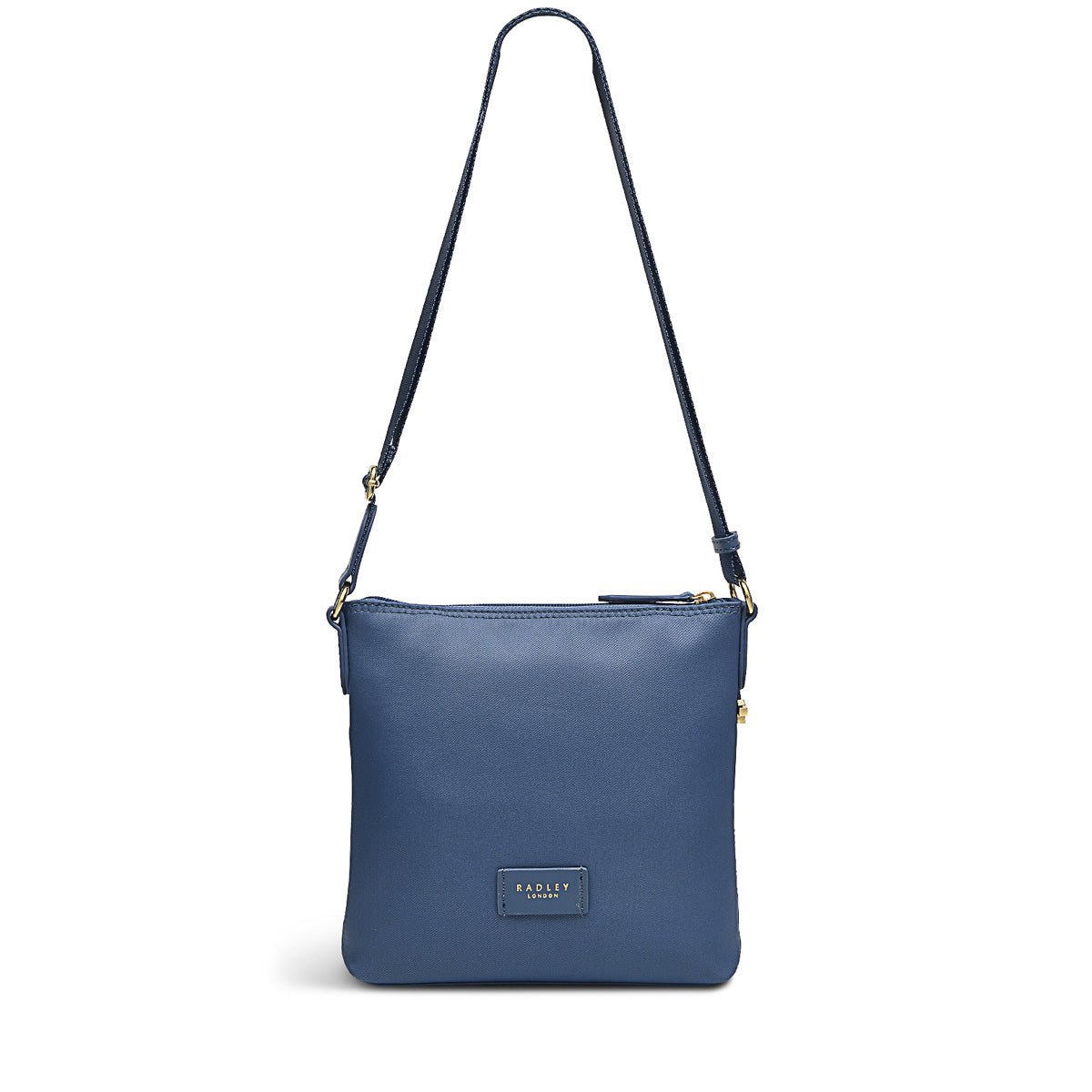 Small Ziptop Crossbody Vintage Blue - RUTHERFORD & Co