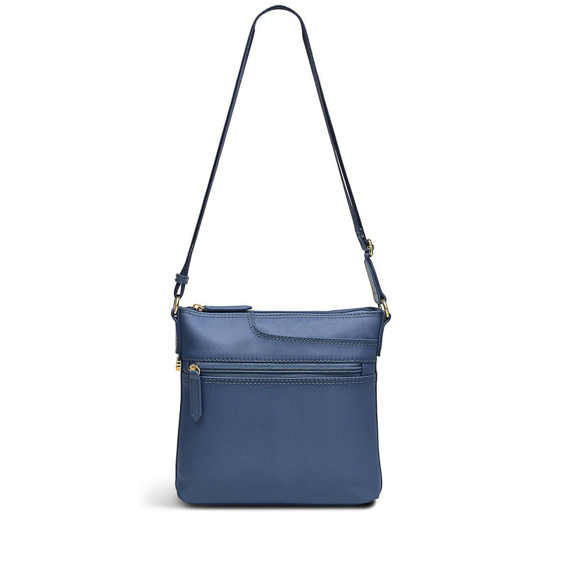 Small Ziptop Crossbody Vintage Blue - RUTHERFORD & Co