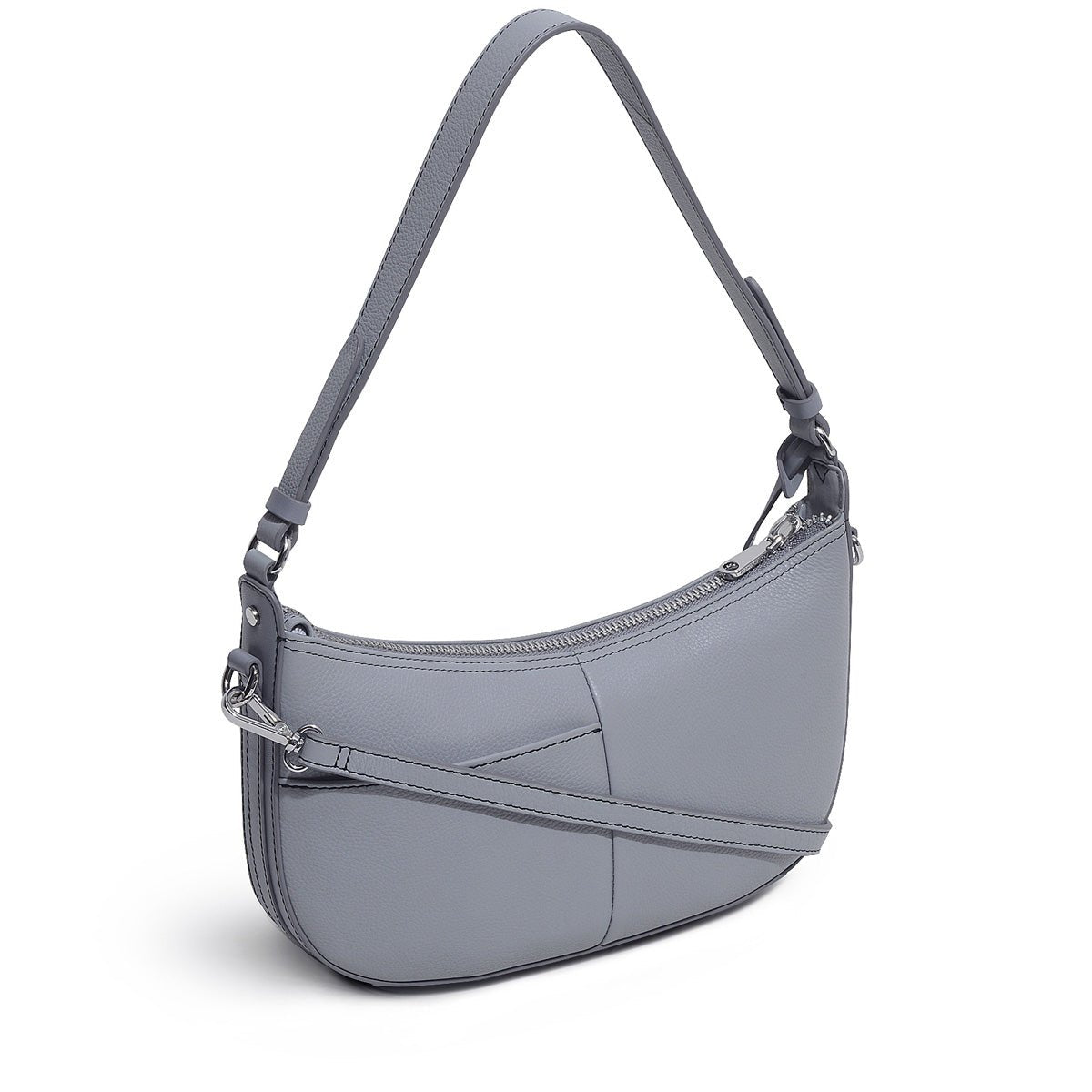 Small Ziptop Multiway Dark Grey - RUTHERFORD & Co