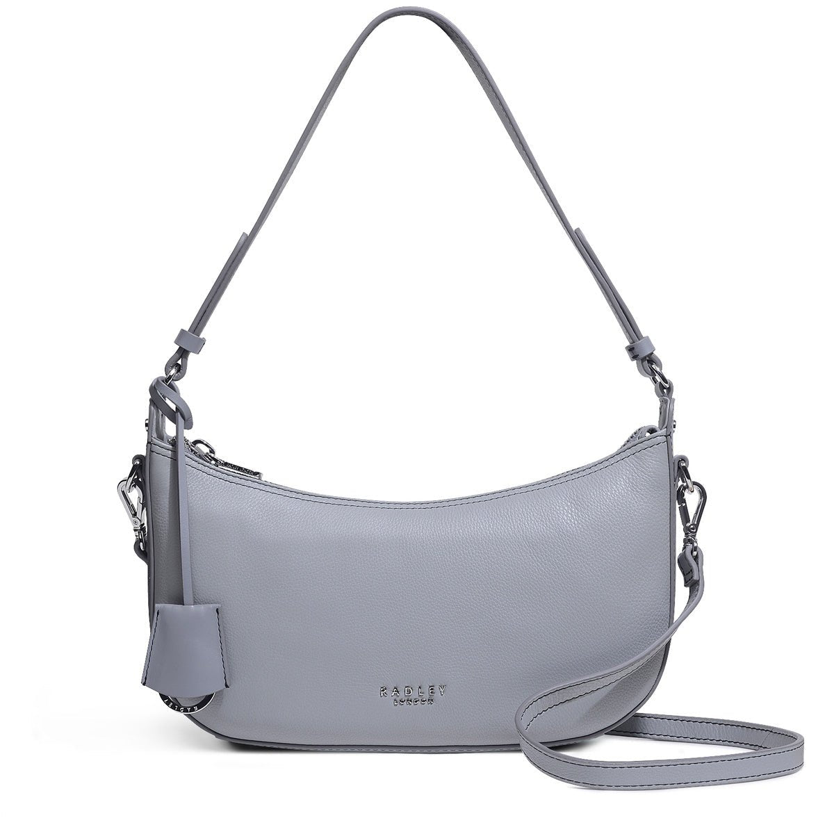 Small Ziptop Multiway Dark Grey - RUTHERFORD & Co