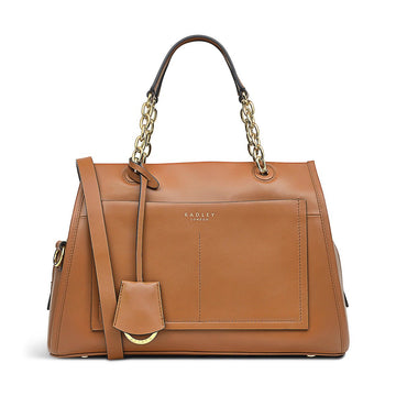 Small Ziptop Multiway Toffee - RUTHERFORD & Co
