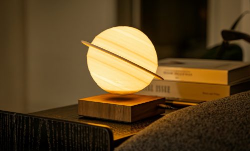 Smart Saturn Lamp/Walnut - RUTHERFORD & Co