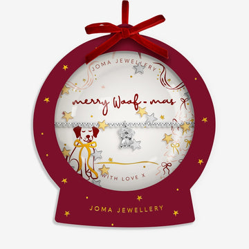 Snowglobe A Little 'Merry Woof-Mas' Bracelet - RUTHERFORD & Co