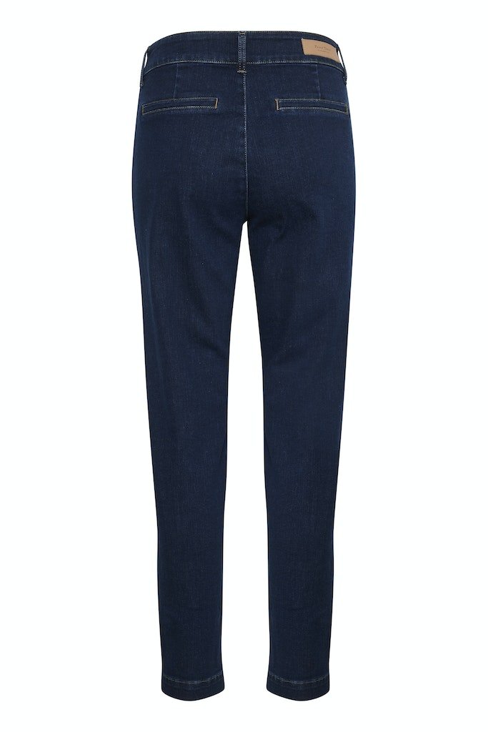 SoffiaPW Pa Trousers - Dark Denim - RUTHERFORD & Co