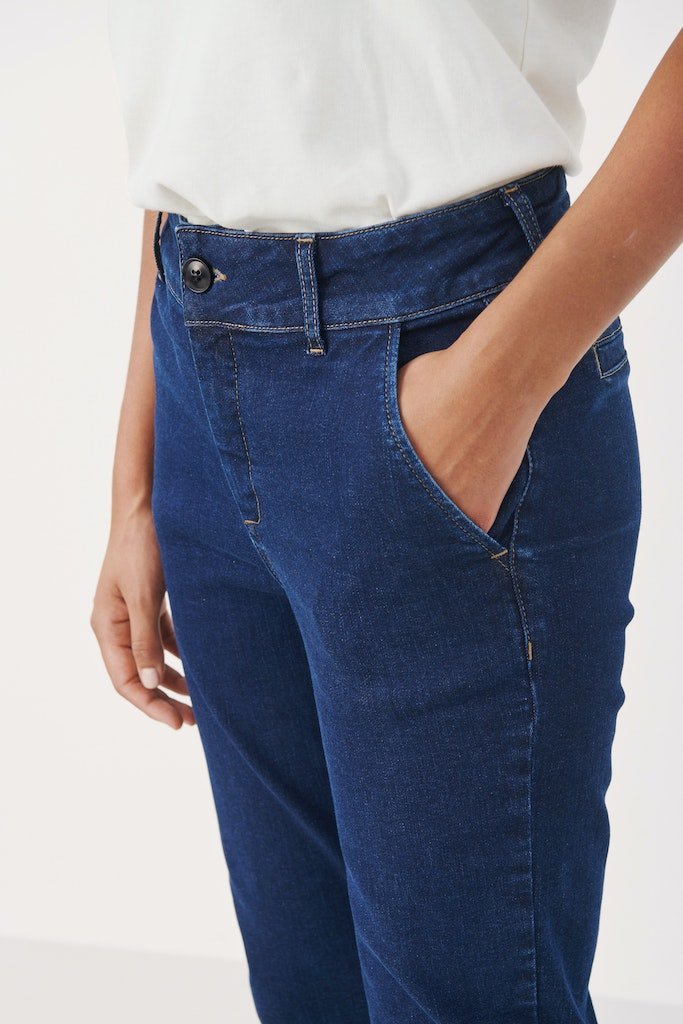 SoffiaPW Pa Trousers - Dark Denim - RUTHERFORD & Co