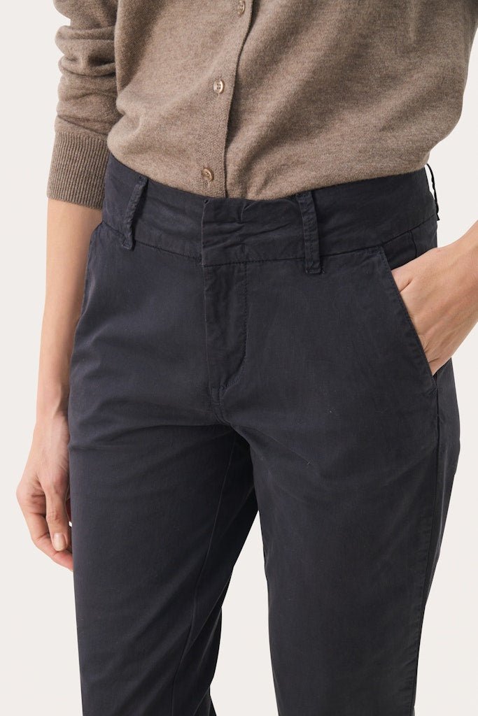 SoffysPW Pa Trousers - Dark Navy - RUTHERFORD & Co