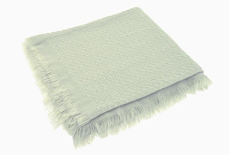 Soft weave throw sage - RUTHERFORD & Co
