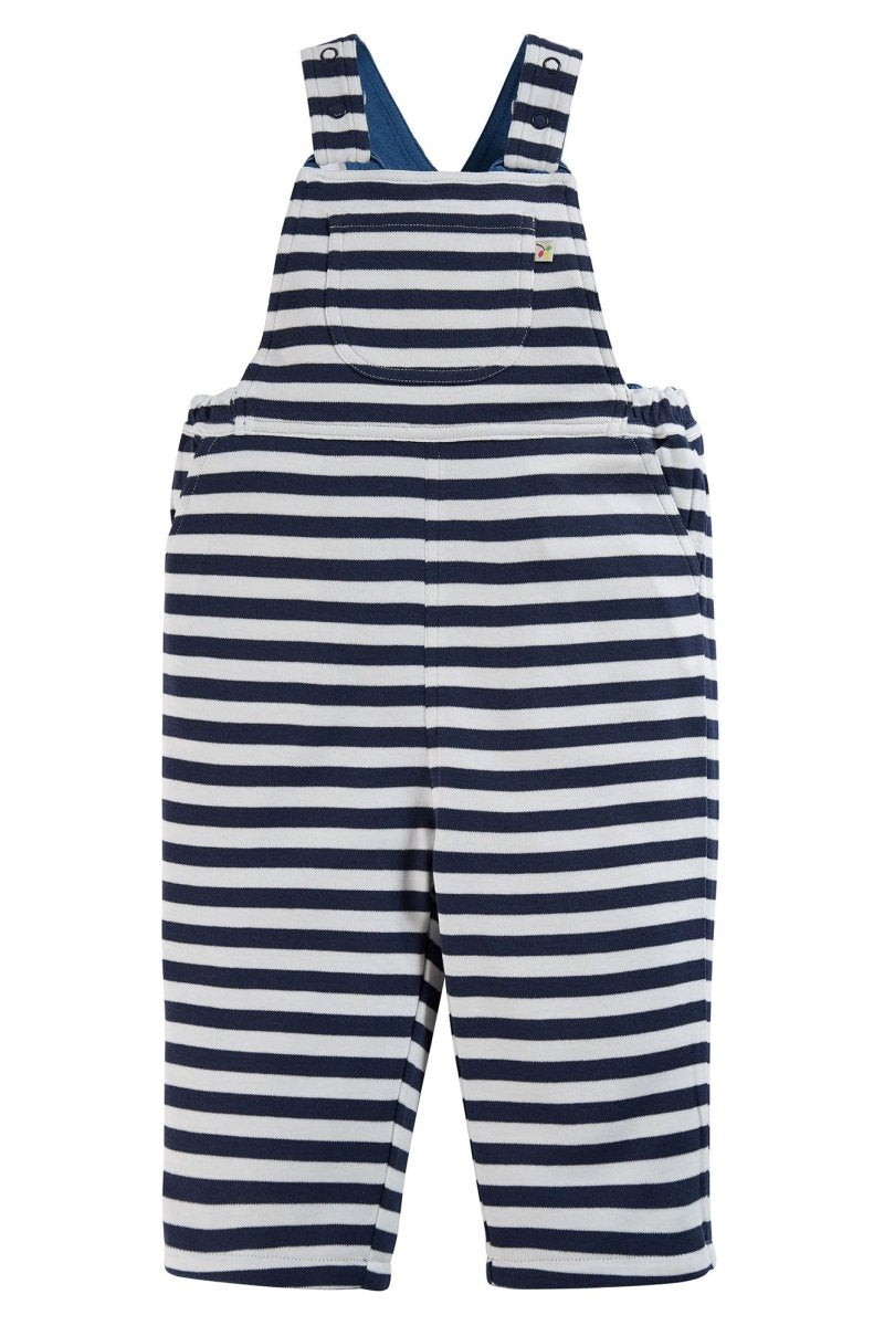 Sonny Reversible Dungaree - Indigo Stripe - RUTHERFORD & Co