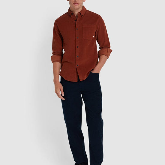 Spencer Casual Fit Corduroy Shirt - RUTHERFORD & Co