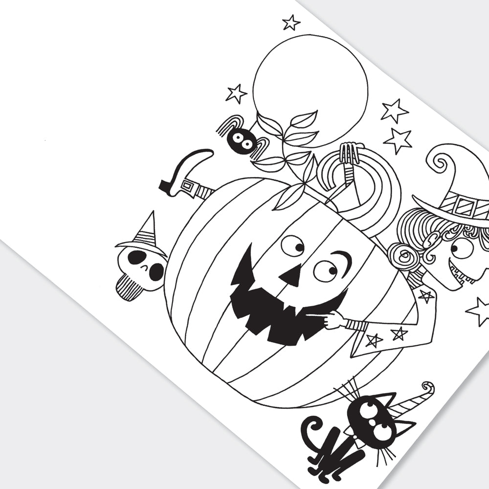 Spooky Halloween Colouring Book - RUTHERFORD & Co