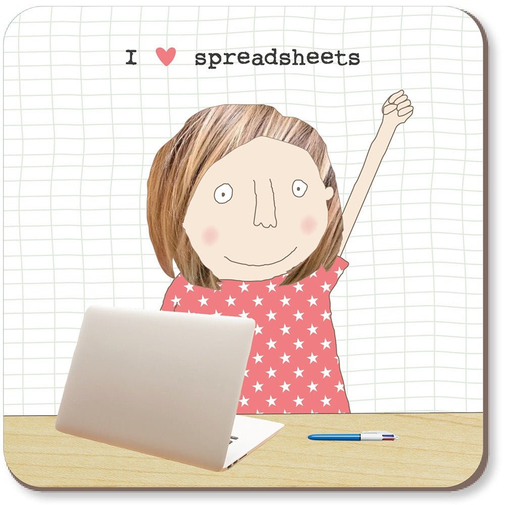 Spreadsheets Coaster - RUTHERFORD & Co