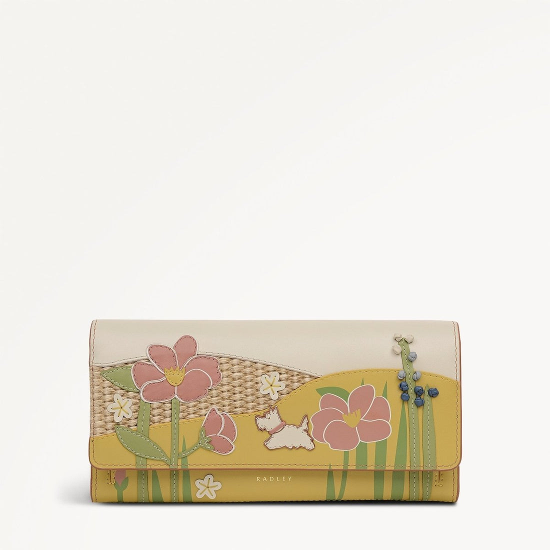 Spring Blooms Large Flapover Purse Salt - RUTHERFORD & Co