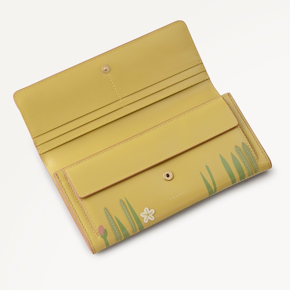 Spring Blooms Large Flapover Purse Salt - RUTHERFORD & Co