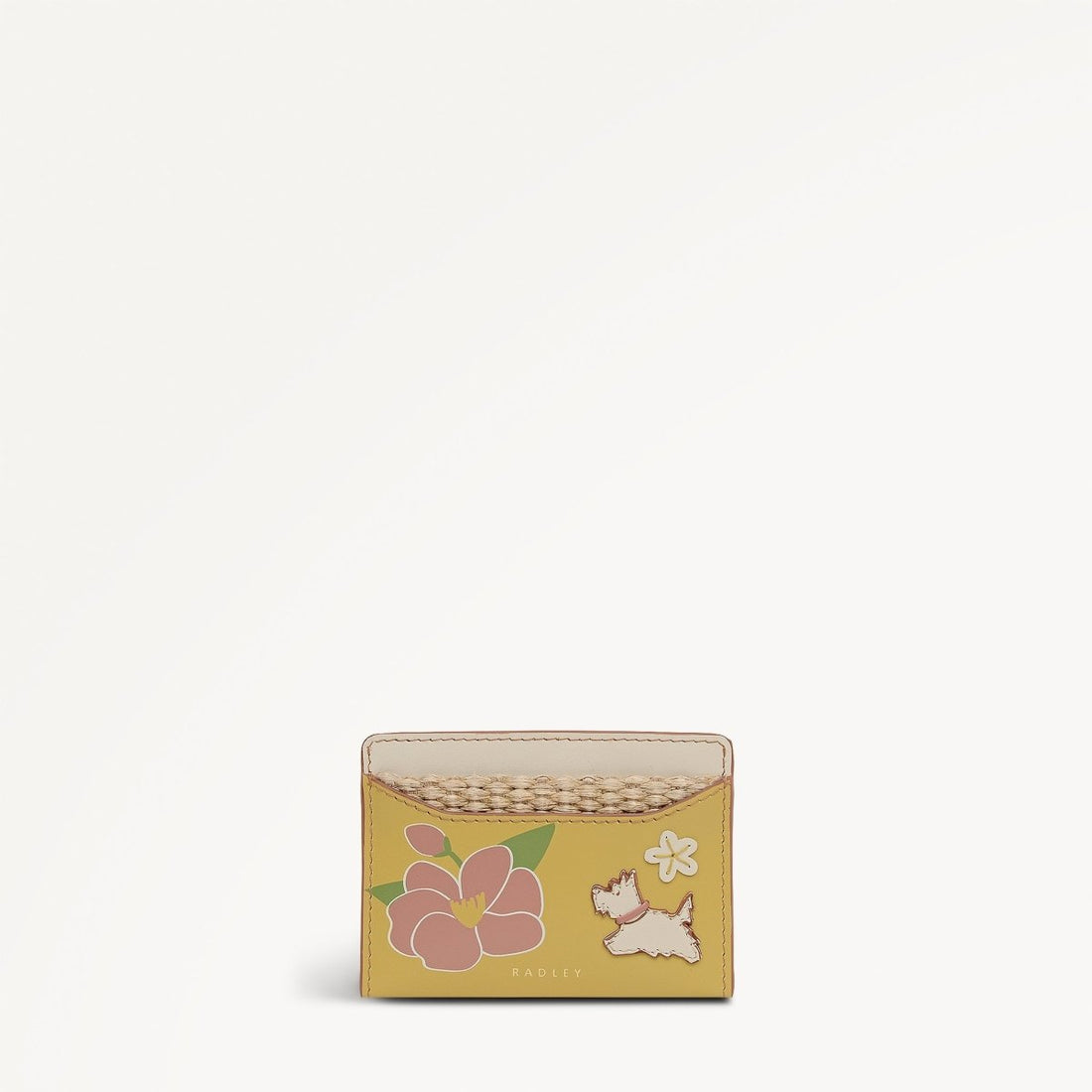 Spring Blooms Medium Card Holder Salt - RUTHERFORD & Co