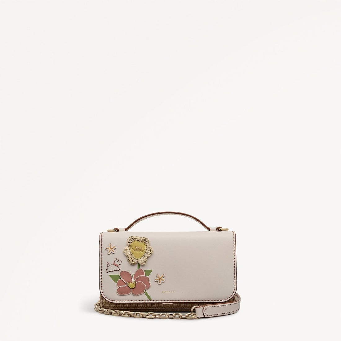 Spring Blooms Medium Flapover Cross Body Salt - RUTHERFORD & Co